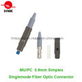 Mu PC 0.9mm Simplex Singlemode Conector de fibra óptica multimodo